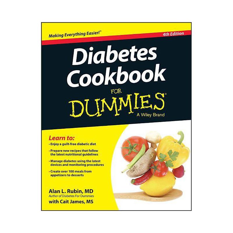 Diabetes Cookbook For Dummies, 4th Edition - by  Alan L Rubin (Paperback), 1 of 2