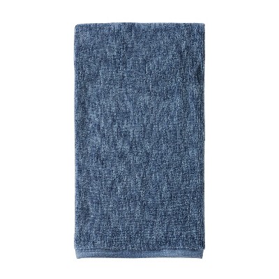 Shibori Stripe Jacquard Bath Towel Navy - SKL Home