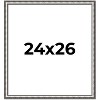 PosterPalooza | Slim Profile Silver Picture Frame - UV Acrylic, Foam Board Backing, Hanging Hardware - 2 of 4