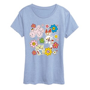 Women's - Pokémon - Pokémon Spring Stickers Short Sleeve Graphic T-Shirt - 1 of 3