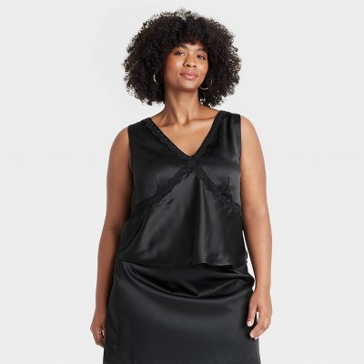 Women's Lace Trim blouse - A New Day™