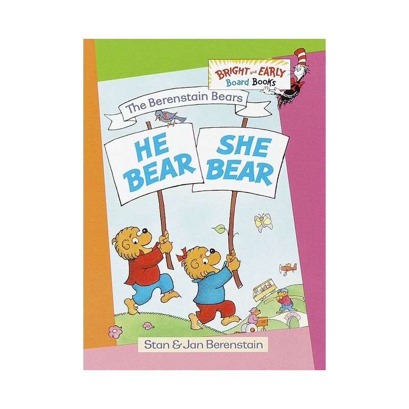 He Bear, She Bear - (Bright & Early Board Books(tm)) by  Stan Berenstain & Jan Berenstain (Board Book), 1 of 2