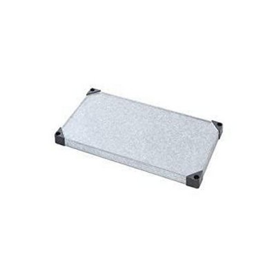 Quantum Storage Systems Shelf, Solid, 30"W X 24"D, 300 - 600 Lb. Capacity, Double Hemmed Perimeter With Marine Edge, 18 Gauge, Galvanized Steel, Nsf