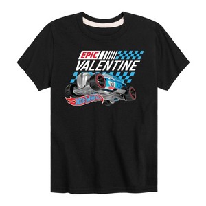 Boys' - Hot Wheels - Valentine's Epic Short Sleeve Graphic T-Shirt - 1 of 4