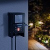 Fusion 300 Watts Low Voltage Stake Light Transformer with Built-In Timer Enhance Brightness and Elegance for Backyard and Patio, Black - 4 of 4