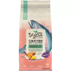 Purina Beyond Simply Grain Free Indoor Wild Caught Salmon, Egg, & Sweet Potato Recipe Adult Premium Dry Cat Food - 5lbs