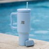 Cubitt Insulated Stainless Steel 40 oz Tumbler with Handle and Straw Lid, Cupholder friendly - 4 of 4