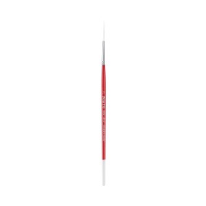 Creative Mark Polar Flo Professional Watercolor Brushes - Rigger  - Short Handle, Nickel-Plated Seamless Brass Ferrule - Art Paint Brushes for Acrylic - 1 of 4