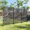 SpassWay 72"H 47"W Outdoor Metal Garden Trellis Privacy Screen Lattice Panel Indoor Room Divider - 3 of 4