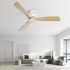 BestParts 52" Ceiling Fan, Recessed with Remote - Reversible DC Motor, 6 Speeds, Vintage Farmhouse Design - 3 of 4