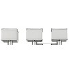 Chloe Lighting Trilluminate Contemporary 4 Light Chrome Finish White Opal Glass Bath Vanity Wall Fixture 32" Wide - 4 of 4