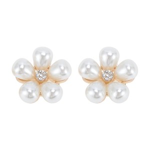 Unique Bargains Rhinestone Five-petal Plum Blossoms Candied Haws Shape Shoelace Charms 1 Pair - 1 of 4