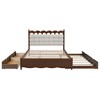 TIRAMISUBEST Queen Size Upholstered Headboard Platform Bed with Drawers & Trundle, Storage Bed Frame with Sockets - 4 of 4