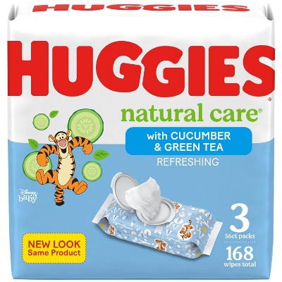 Huggies Natural Care Refreshing Scented Baby Wipes - 168ct/3pk