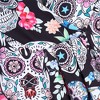 Women's Plus Size Long Sleeve V Neck Tunic Tops Pleated Flowy Tee Shirt Causal Loose Blouse, Sugar Skull, 5XL - 4 of 4