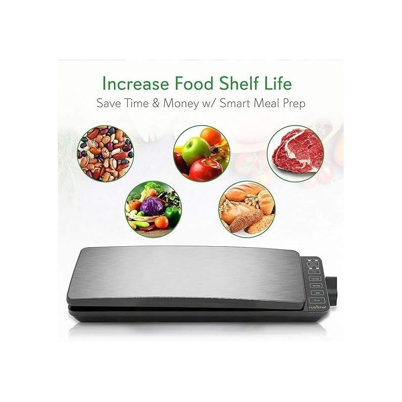 NutriChef Digital Food Vacuum Sealer System, 3 of 8