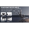 NicBex Swivel Gaming Chair Office Chairs with Wheels,Reclining Back,Adjustable Seat Height&Footrest,Ergonomics Video Game Chairs,300lbs Max - 3 of 4
