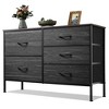 Dresser with 5 Drawers, Wide Fabric Chest with Drawer Organizers for Bedroom, Closet, Hallway - 2 of 3
