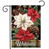 Briarwood Lane Winter Christmas Garden Flag 12x18 For Outdoor Mixed Poinsettias For Christmas Garden Flag Flags For Outside - 2 of 4