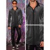 Lars Amadeus Men's Long Sleeves Party Shining Sparkle Dress Shirts - 4 of 4