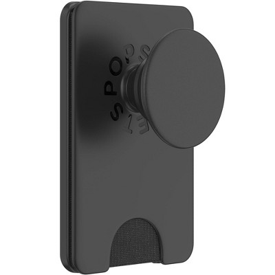 PopSockets Magnetic Phone Wallet with Grip and MagSafe, Magnetic Adapter Ring Included