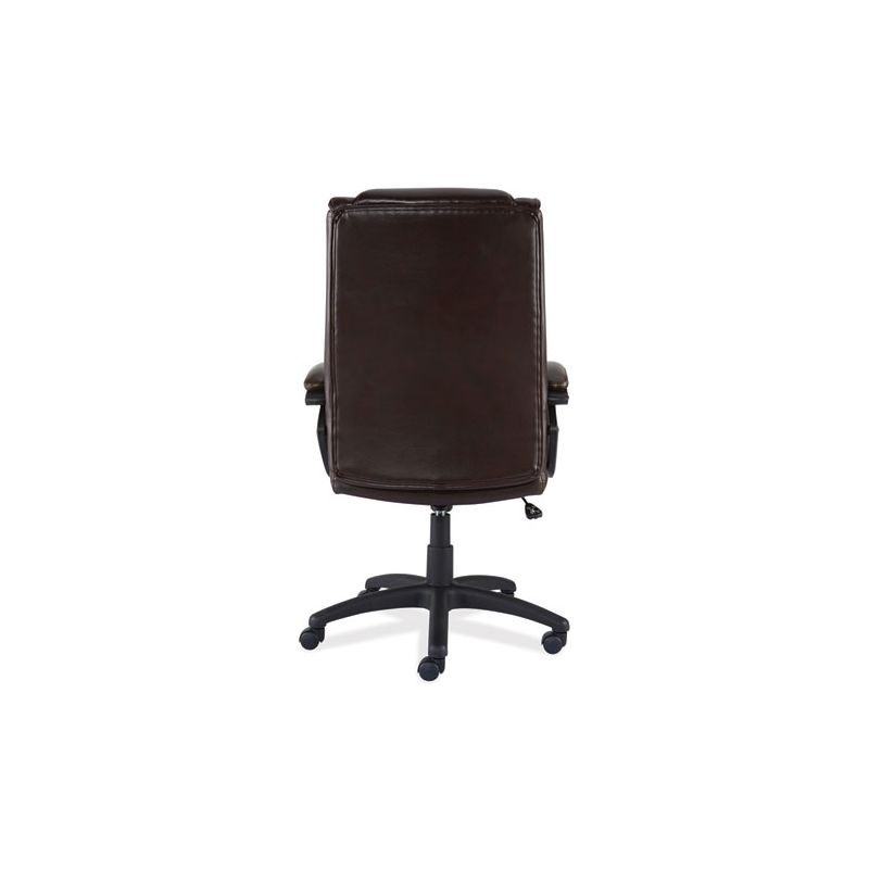 Alera Alera Brosna Series Mid-Back Task Chair, Supports Up to 250 lb, 18.15" to 21.77" Seat Height, Brown Seat/Back, Brown Base, 3 of 5