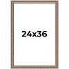 PosterPalooza | Ornate Gold Picture Frame - UV Acrylic, Foam Board Backing, Hanging Hardware - 2 of 4