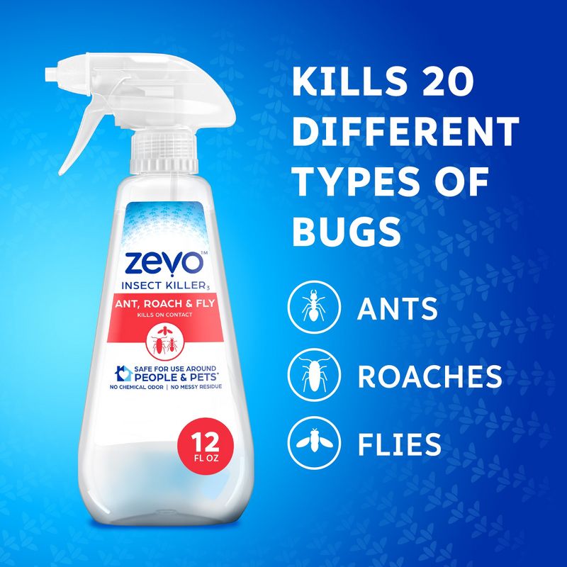 Zevo Ant Roach &#38; Fly Multi-Insect Trigger Spray - 12oz, 4 of 16
