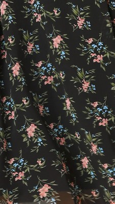 black floral