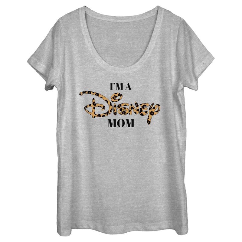 Women's Disney I'm a Mom Cheetah Logo T-Shirt, 1 of 5