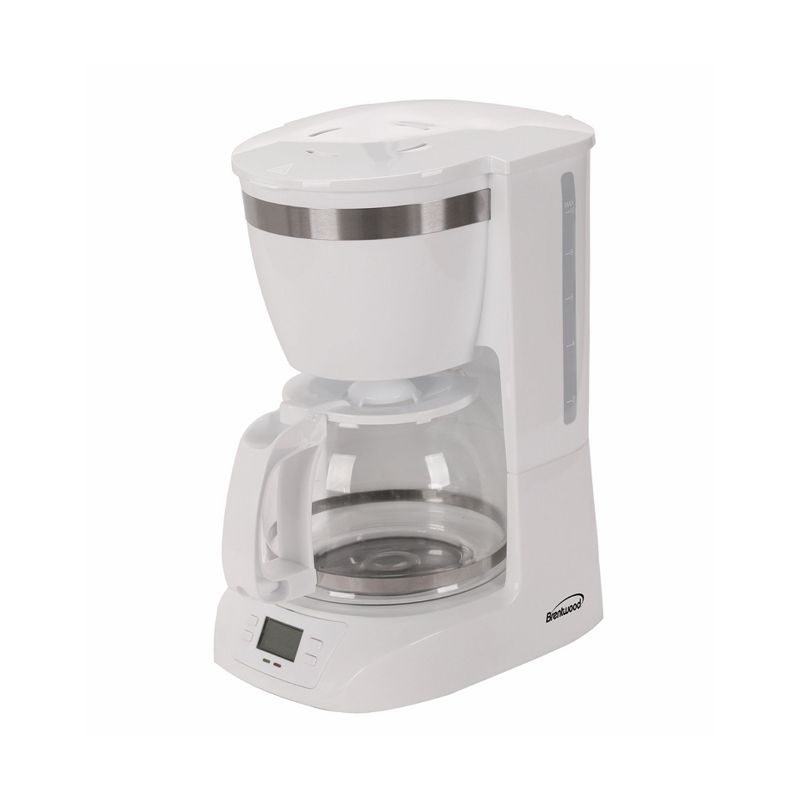 Brentwood 10 Cup Digital Coffee Maker in White, 1 of 5