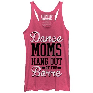 Women's CHIN UP Dance Moms Hang Out at the Barre Racerback Tank Top - 1 of 3