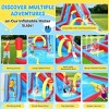HOMDOX 158 x 120 x 82" Inflatable Water Slide Obstacle Course for Kids w/Long Slide Deep Pool Climbing Wall Boxing Game Basketball Rim Water Cannon - 4 of 4