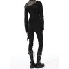 Women's Distressed Punk Long Sleeve Buckle Shirt - DARK IN LOVE - 3 of 3