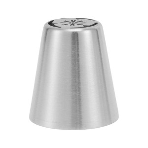 Unique Bargains Piping Tip 304 Stainless Steel Silver Tone 0.98"x1.46"x1.65" 1 Pcs - 1 of 3