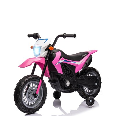 Kids Ride on Motorcycle, Electric Battery Powered Rechargeable Motorbike 6V Licensed Honda Kids Car