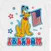 Men's - Disney - Pluto USA Flag Short Sleeve Graphic T-Shirt - 2 of 4