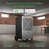 Waykar 155-216 pt. 7500 sq.ft. Powerful Commercial Dehumidifier with Built-in Pump for Basements, Workshops and Warehouse, Auto Restart, Bucketless - 2 of 4