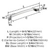 Amerock Bellamy Pull for Cabinets, Drawers, and Furniture - 4 of 4