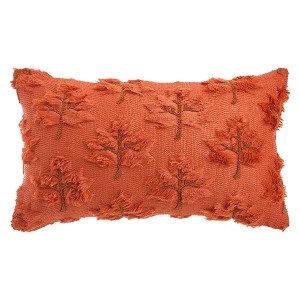 REGALWOVEN Maple Leaves Embroidery Soft Plush Throw Pillow Covers  1 Pc - 1 of 4