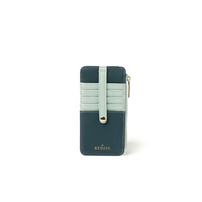 Kedzie Essentials Only Zippered Wallet Teal : Target