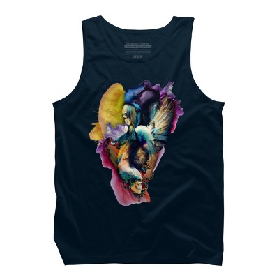 Men's Design By Humans QUEEN OF SKULLS II By rizapeker Tank Top