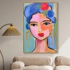 Art Remedy Violeta s Hair with Flowers Beach Life Inspired Wall Art Framed - 2 of 4