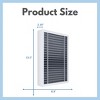 Nispira True HEPA Filter Replacement Compatible with Filtrete F2 Odor Air Purifier FAP-C02-F2 FAP-T03-F2. Compared to part F2 FAPF-F2-O, 3 Packs - 4 of 4