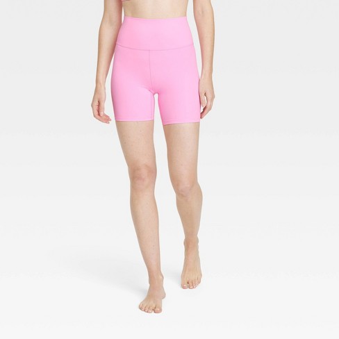 Women's Everyday Soft Ultra High-Rise Bike Shorts 6 - All In Motion™ Pink S