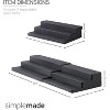 SIMPLEMADE 3-Tier Spice Rack Organizer - Versatile Storage Shelf for Kitchen, Bathroom, Bedroom & Office, Expandable - 4 of 4
