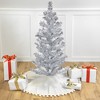 Northlight Artificial Tinsel Christmas Tree - 3' - Silver - Unlit - 2 of 4