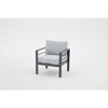 Cesicia 7-Piece Patio Sofa Set with Coffee Table for Backyard, Porch & Poolside，Black Frame and Brown Cushions - 3 of 4