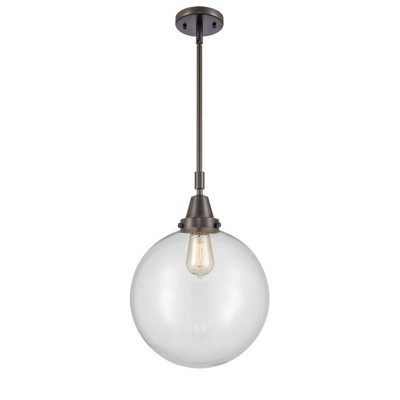 Beacon - 1 Light Stem Hung Mini Pendant In Industrial Style-16.13 Inches Tall and 12 Inches Wide