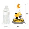 Big Dot of Happiness Dig It - Construction Party Zone - Cone Happy Birthday Party Hats for Kids and Adults - Set of 8 (Standard Size) - 3 of 4